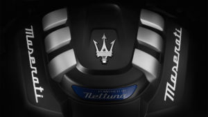 Vue du moteur Maserati Nettuno